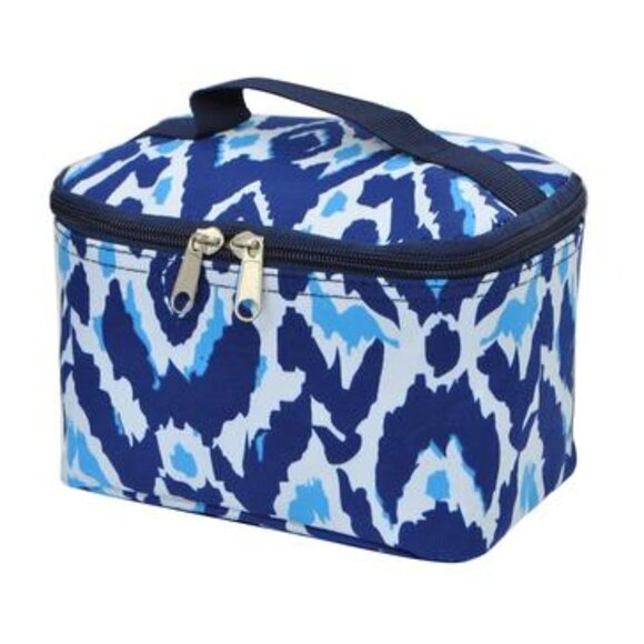 Geographic Print Cosmetic Bag - Picture 1 of 4